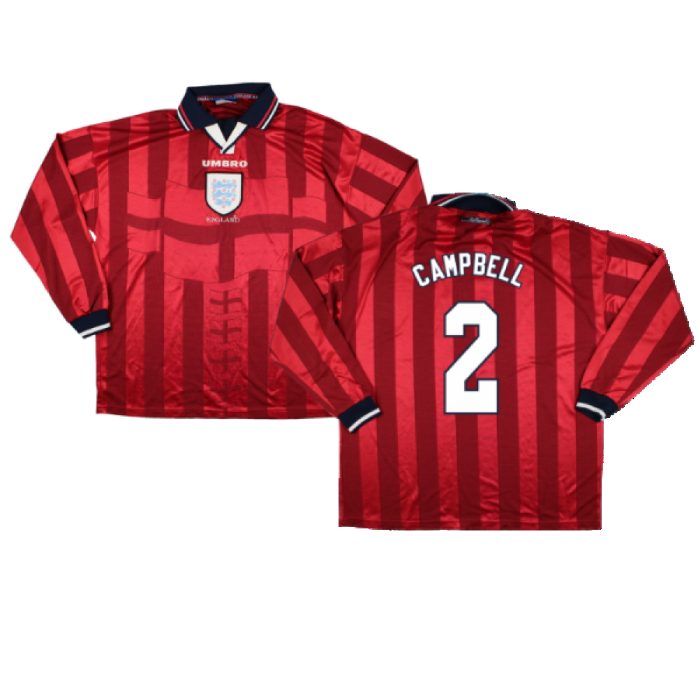 UMBRO England CAMPBELL football shirts
