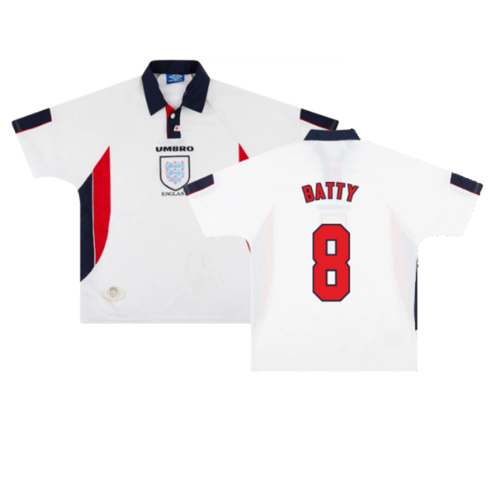 England 1997-99 Home Shirt (XL) (Excellent) (BATTY 8)