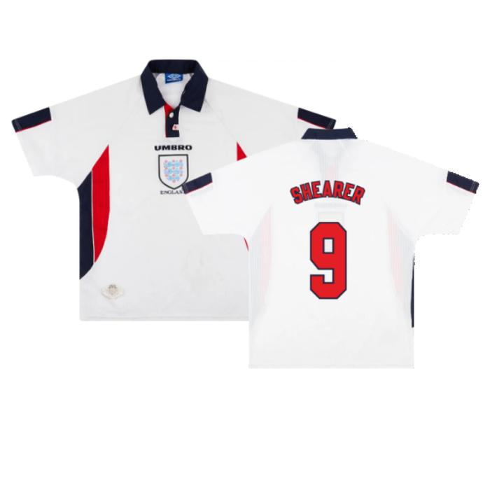 England 1997-99 Home Shirt (XL) (Excellent) (SHEARER 9)