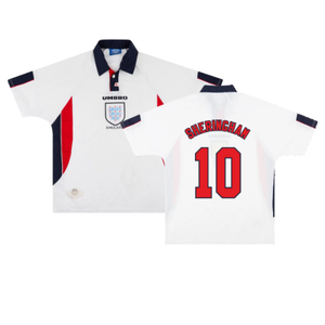 England 1997-99 Home Shirt (XL) (Excellent) (SHERINGHAM 10)_0