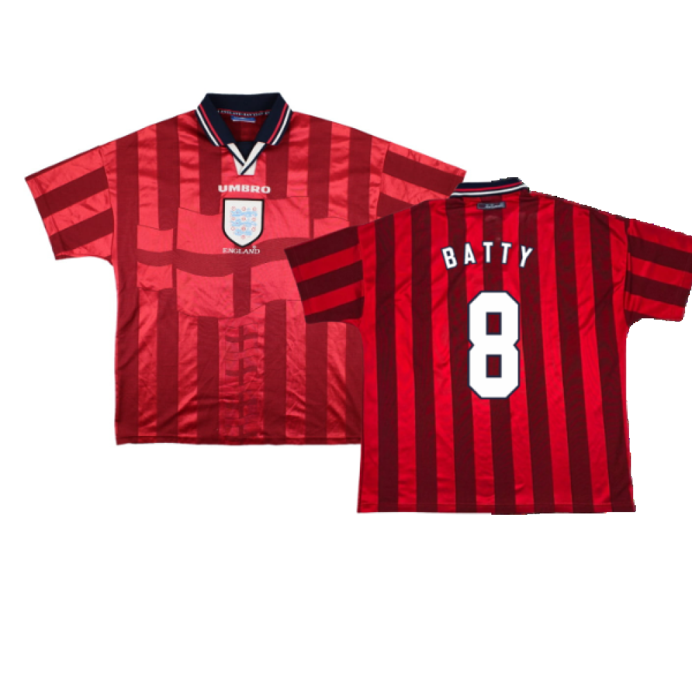 Beckham England 1998 World Cup Finals Shirt England 1998 World Cup