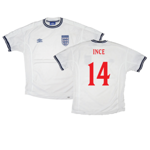 England 1999-01 Home Shirt (L) (Very Good) (Ince 14)_0