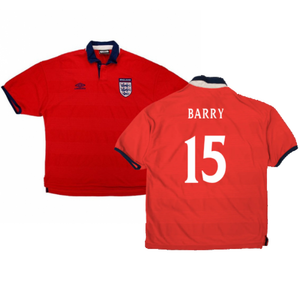 England 2000-01 Away Shirt (XL) (Very Good) (Barry 15)_0