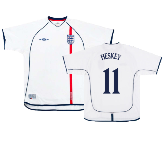 England 2001-03 Home (XL) (Excellent) (Heskey 11)