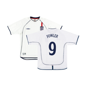 England 2001-03 Home Shirt (Good) (Fowler 9)_0