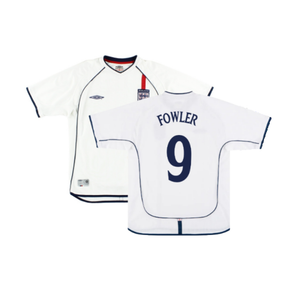 England 2001-03 Home Shirt (XL) (Fair) (Fowler 9)_0