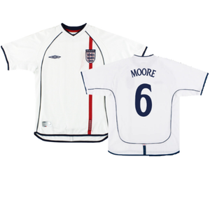 England 2001-03 Home Shirt (XL) (Good) (MOORE 6)_0