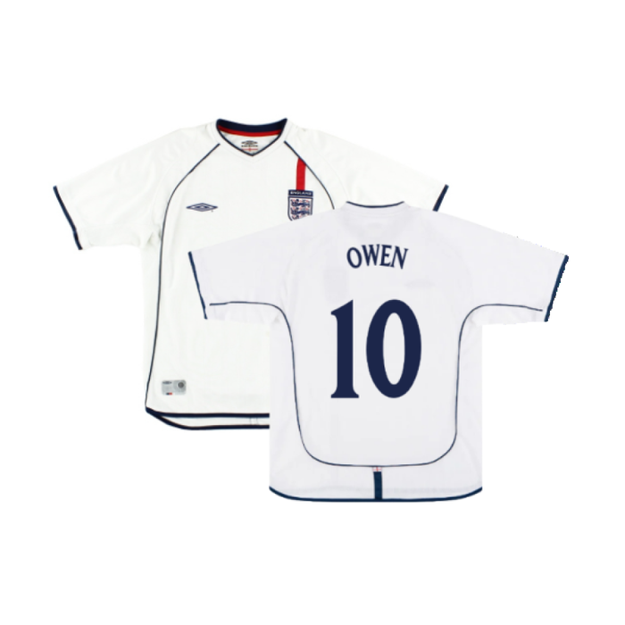 England 2001-03 Home Shirt (Good) (OWEN 10)