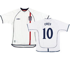 England 2001-03 Home Shirt (L) (Good) (OWEN 10)_0