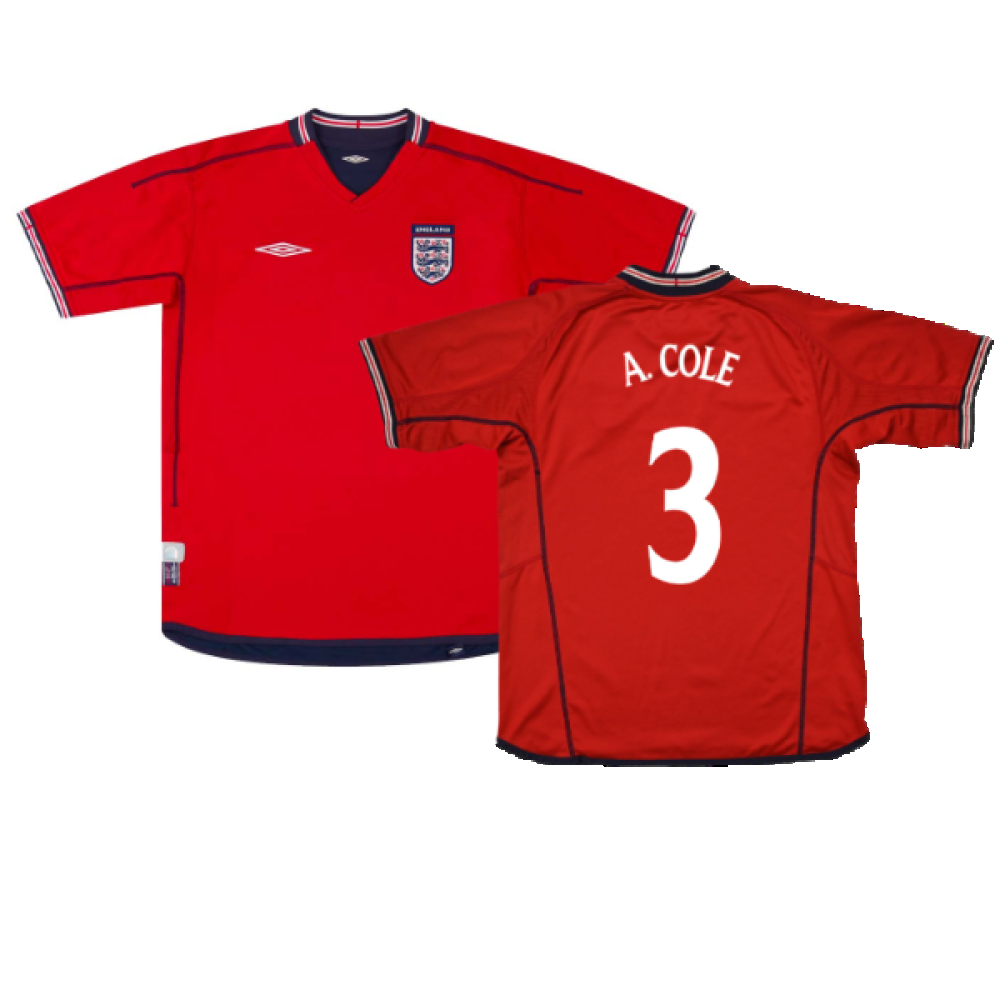 England 2002-04 Away Shirt (M) (Excellent) (A. Cole 3)_0