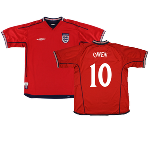 England 2002-04 Away Shirt (M) (Very Good) (OWEN 10)_0