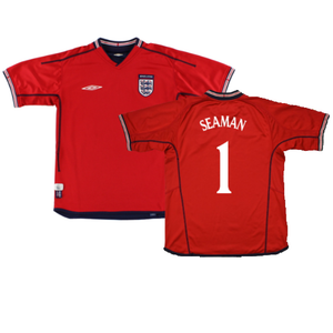 England 2002-04 Away Shirt (XL) (Excellent) (SEAMAN 1)_0