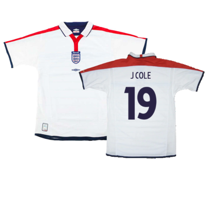 England 2003-05 Home (S) (Excellent) (J Cole 19)