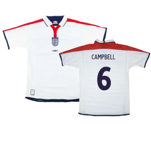 England 2003-05 Home Shirt (XL) (Excellent) (Campbell 6)_0