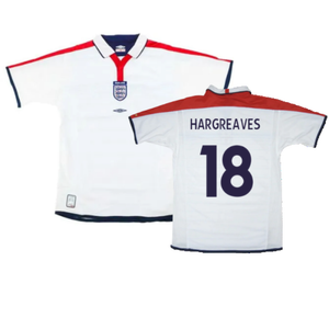 England 2003-05 Home Shirt (L) (Very Good) (Hargreaves 18)_0