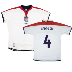 England 2003-05 Home Shirt (Womens) (10) (Excellent) (Gerrard 4)_0