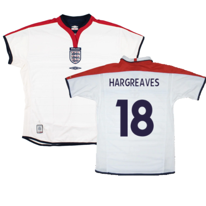 England 2003-05 Home Shirt (Women\\\'s 16) (Excellent) (Hargreaves 18)