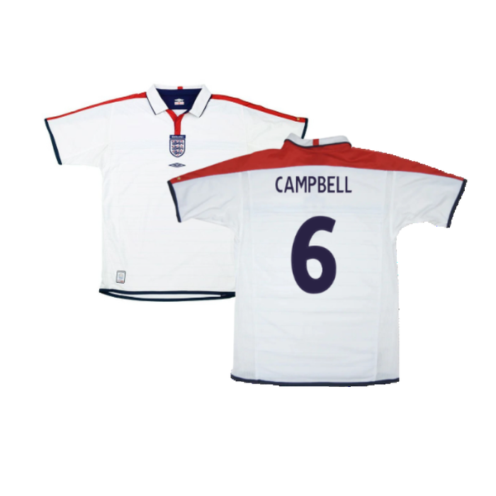 England 2003-05 Home Shirt (L) (Excellent) (Campbell 6)