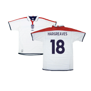 England 2004-05 Home Shirt (Good) (Hargreaves 18)_0