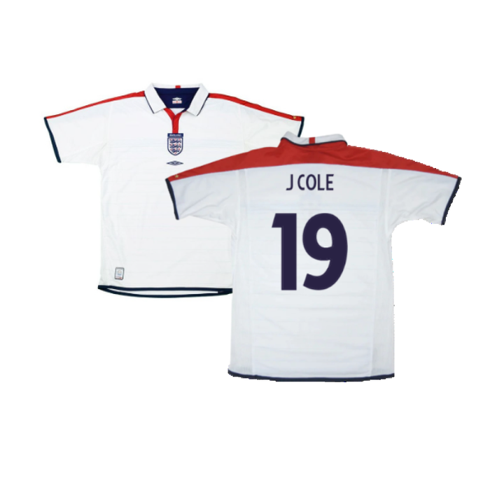 England 2003-05 Home Shirt (L) (Excellent) (J Cole 19)