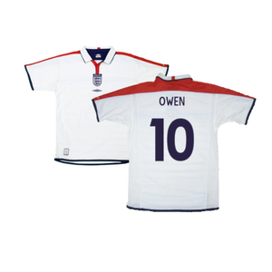 England 2004-05 Home Shirt (Good) (Owen 10)_0