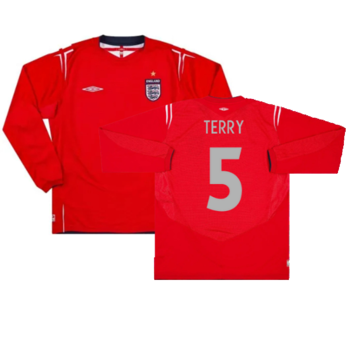 England 2004-06 Away L/S Shirt (XXL) (Excellent) (Terry 5)