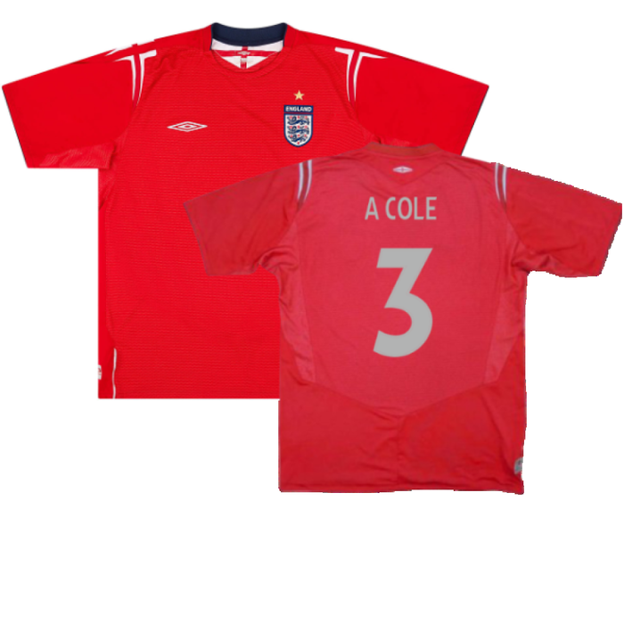 England 2004-06 Away Shirt (XL) (Good) (A Cole 3)