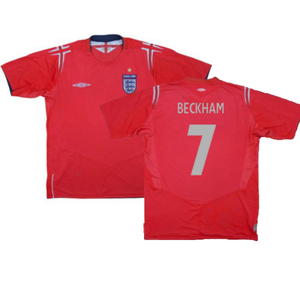 England 2004-2006 Away Shirt (Excellent) (Beckham 7)_0