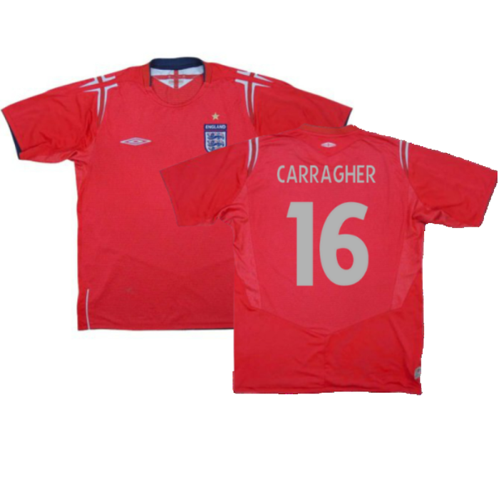 England 2004-06 Away (L) (Good) (Carragher 16)