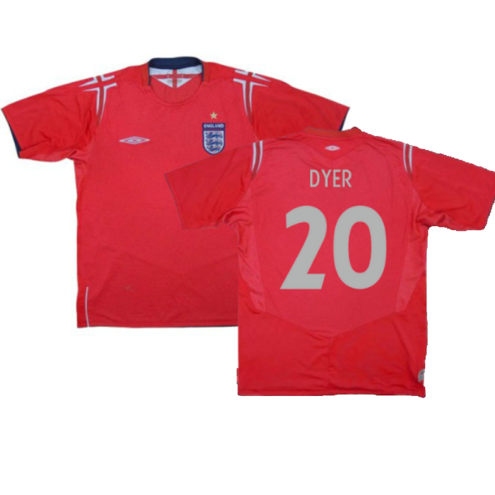 England 2004-2006 Away Shirt (Excellent) (Dyer 20)