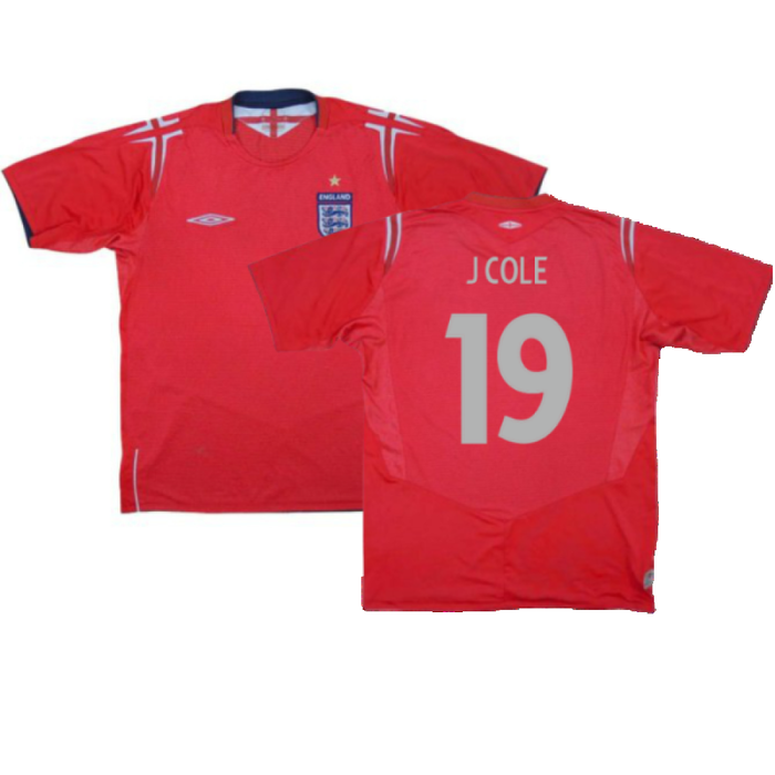 England 2004-06 Away Shirt (L) (Very Good) (J Cole 19)