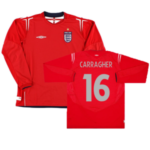 England 2004-2006 Long Sleeve Away Shirt (L) (Excellent) (Carragher 16)_0