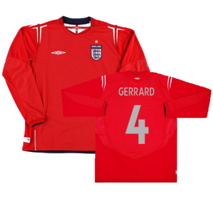 England 2004-2006 Away L/S Shirt (M) (Excellent) (Gerrard 4)_0