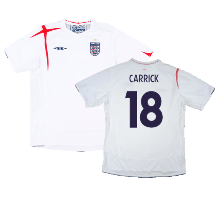 England 2005-07 Home Shirt (XXL) (Excellent) (CARRICK 18)