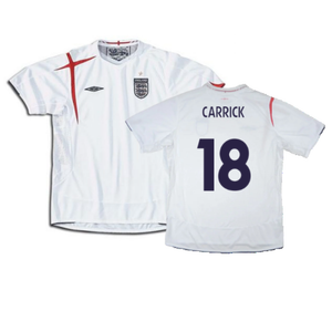 England 2005-2007 Home Shirt  (XL) (Excellent) (CARRICK 18)_0