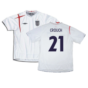 England 2005-2007 Home Shirt (XL) (Excellent) (CROUCH 21)_0