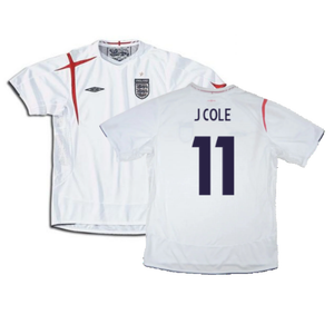 England 2005-2007 Home Shirt (XL) (Excellent) (J COLE 11)_0