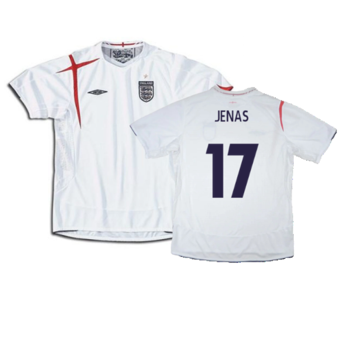 England 2005-2007 Home Shirt (XXL) (Good) (JENAS 17)