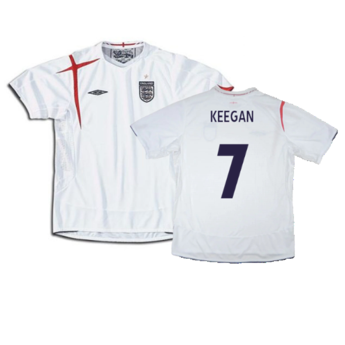 England 2005-2007 Home Shirt  (XL) (Excellent) (KEEGAN 7)