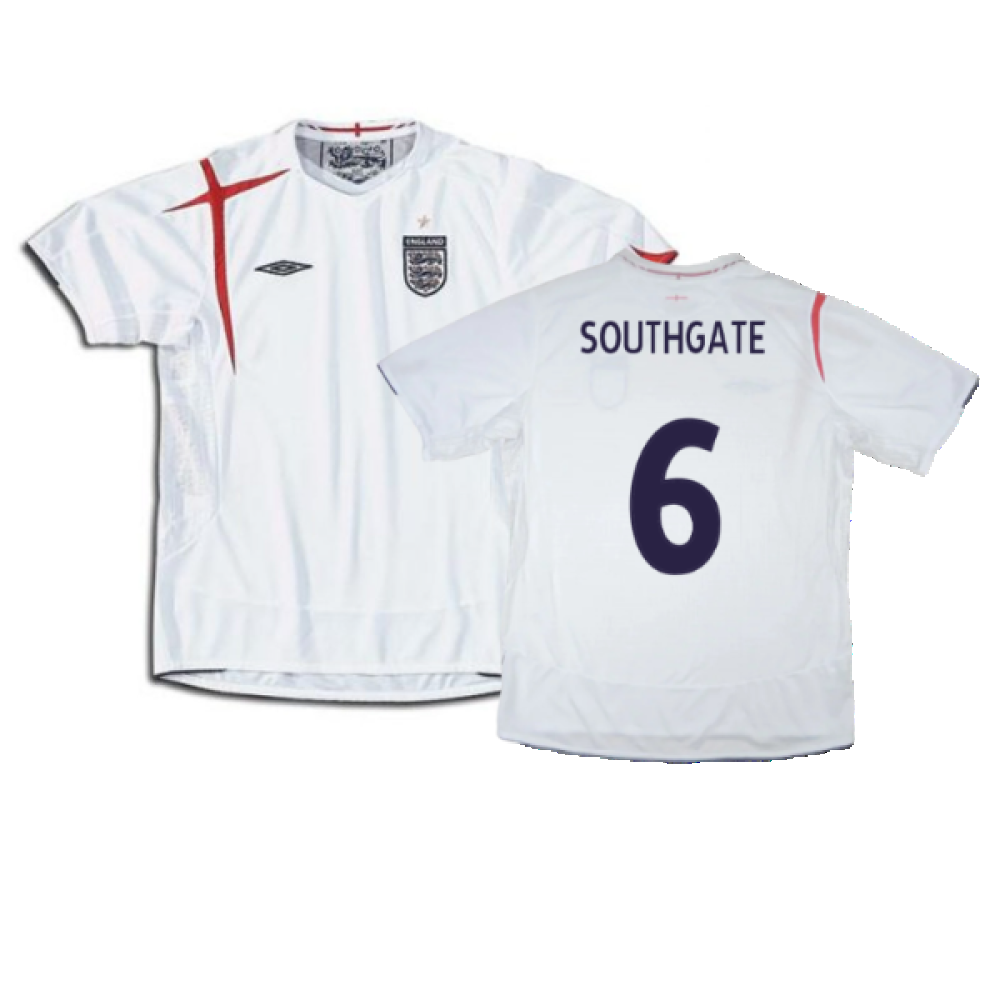 England 2005-2007 Home Shirt (Excellent) (SOUTHGATE 6)_0