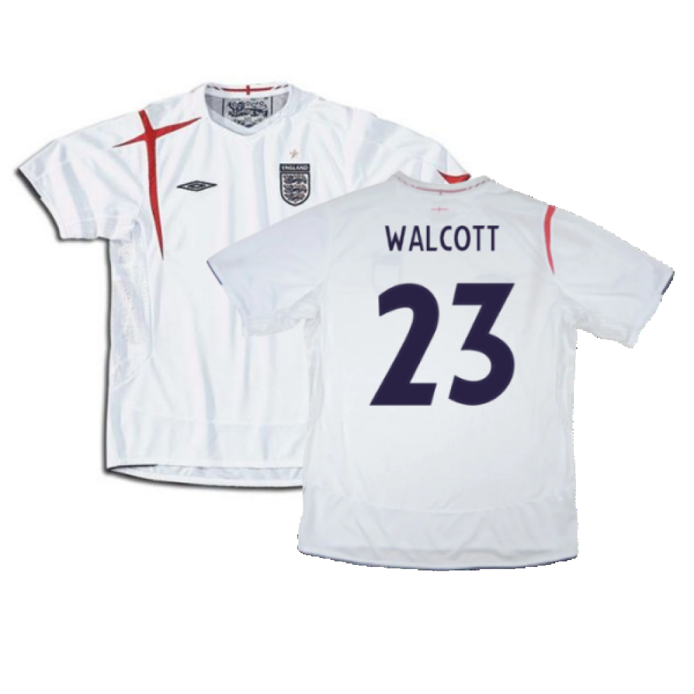 England 2005-07 Home Shirt (XL) (Excellent) (WALCOTT 23)_0