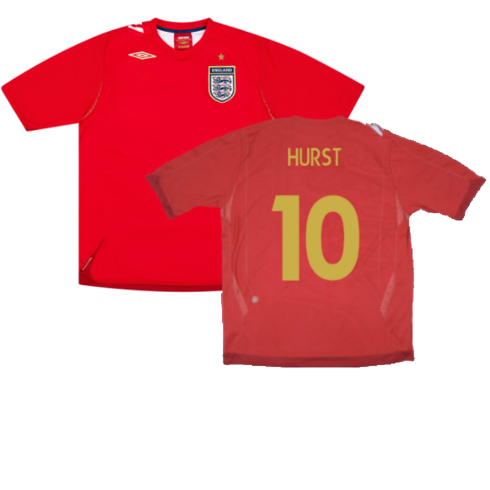 England 2006-08 Away Shirt (L) (Excellent) (HURST 10)_0