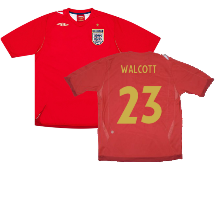 England 2006-08 Away Shirt (Very Good) (WALCOTT 23)