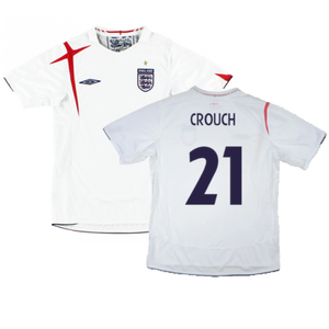 England 2006-08 Home Shirt (XL) (Excellent) (CROUCH 21)_0