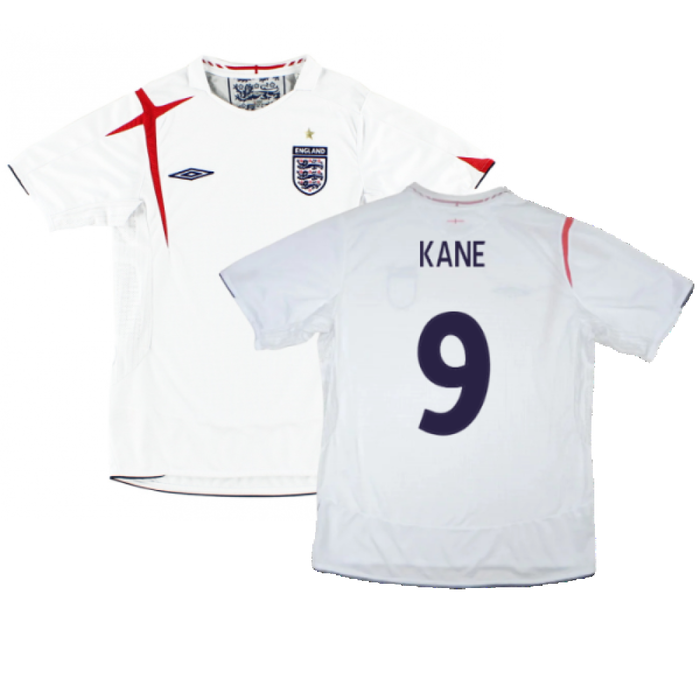 England 2006-08 Home Shirt (XL) (Excellent) (KANE 9)