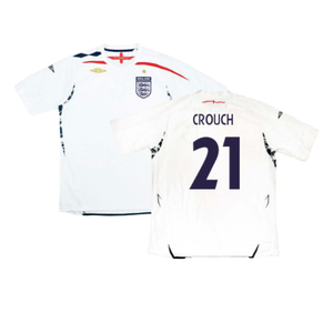 England 2007-09 Home Shirt (Excellent) (CROUCH 21)_0