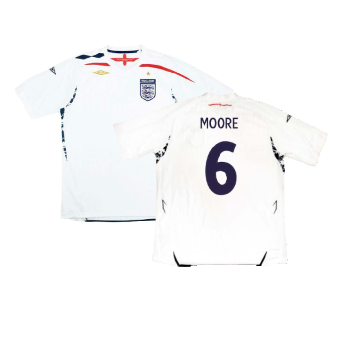 England 2007-09 Home Shirt (XXXL) (Very Good) (MOORE 6)