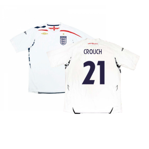 England 2007-2009 Home Shirt (L) (Excellent) (CROUCH 21)_0