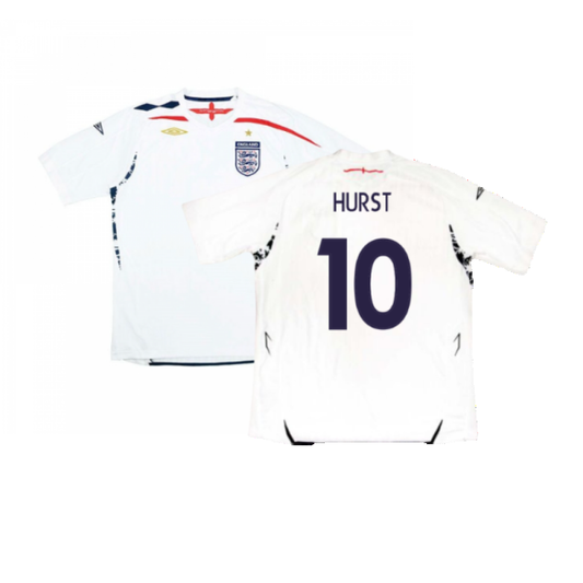 England 2007-2009 Home Shirt (L) (Excellent) (HURST 10)_0