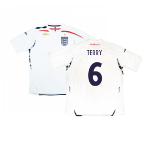 England 2007-2009 Home Shirt (L) (Excellent) (TERRY 6)_0